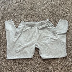 Gymshark Ankle Zip Joggers Gray Sweatpants Pocket Zippers Men’s Size Medium